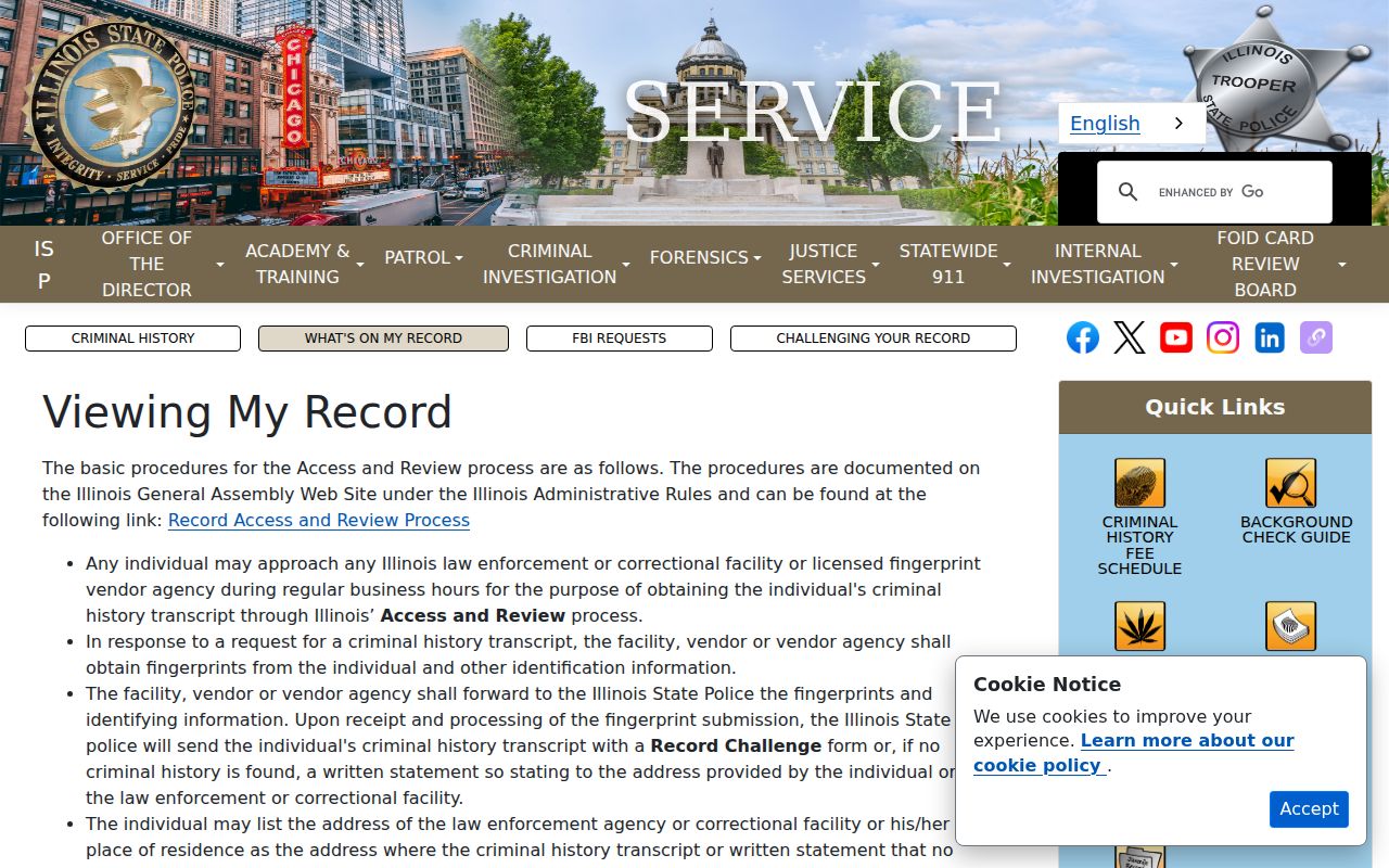 Adams County arrest record Access and Review