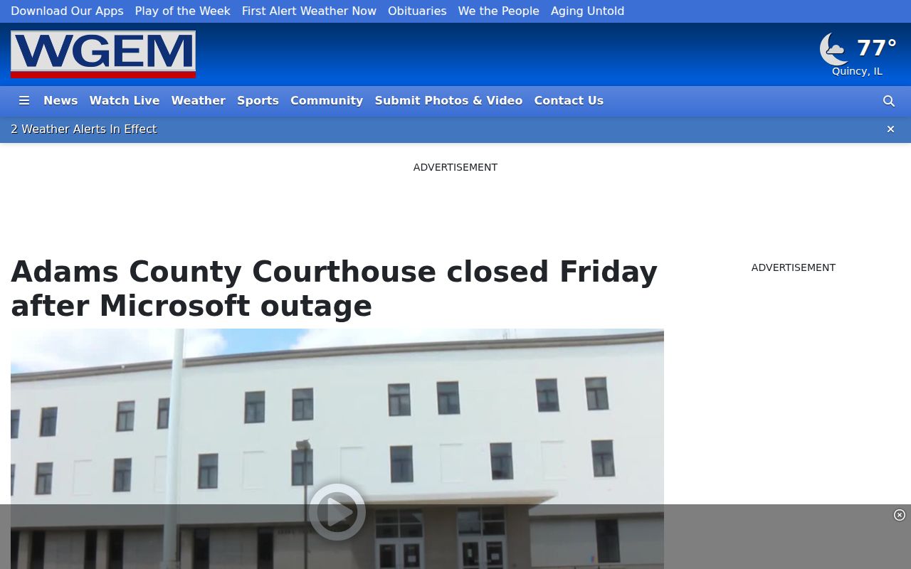 Payson criminal case access during Adams County courthouse closure